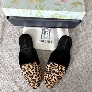 Birdies Phoebe Cheetah slides size 7